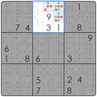beginner sudoku puzzle